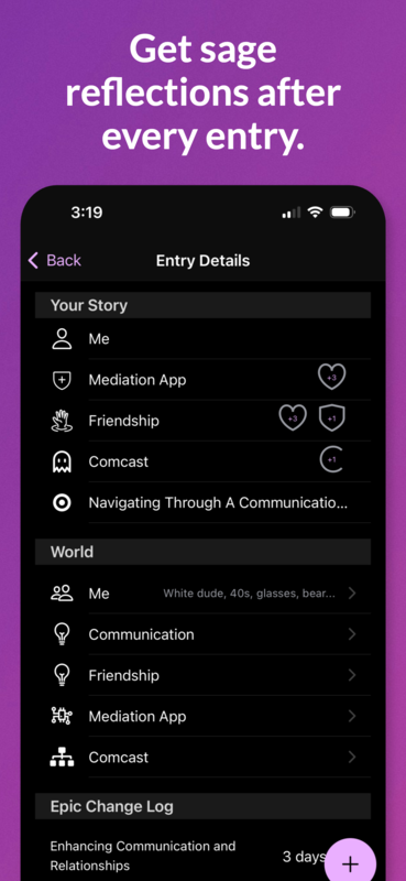 Insights and analytics for journal entries