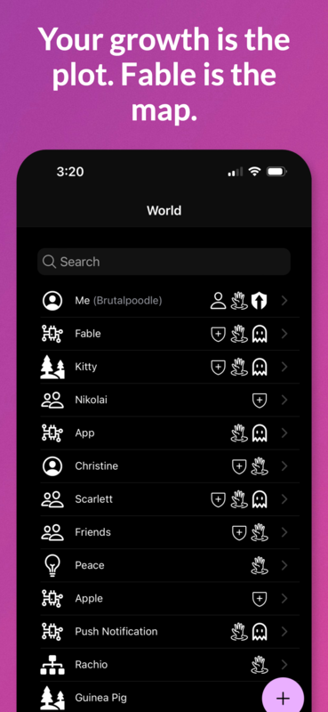 Story world and mythic themes interface